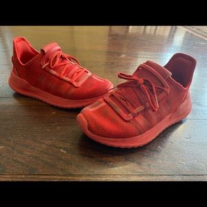 Boy’s Red Adidas Sneakers